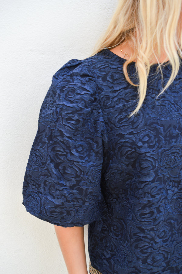 Noella Shelly Navy Blue Blouse