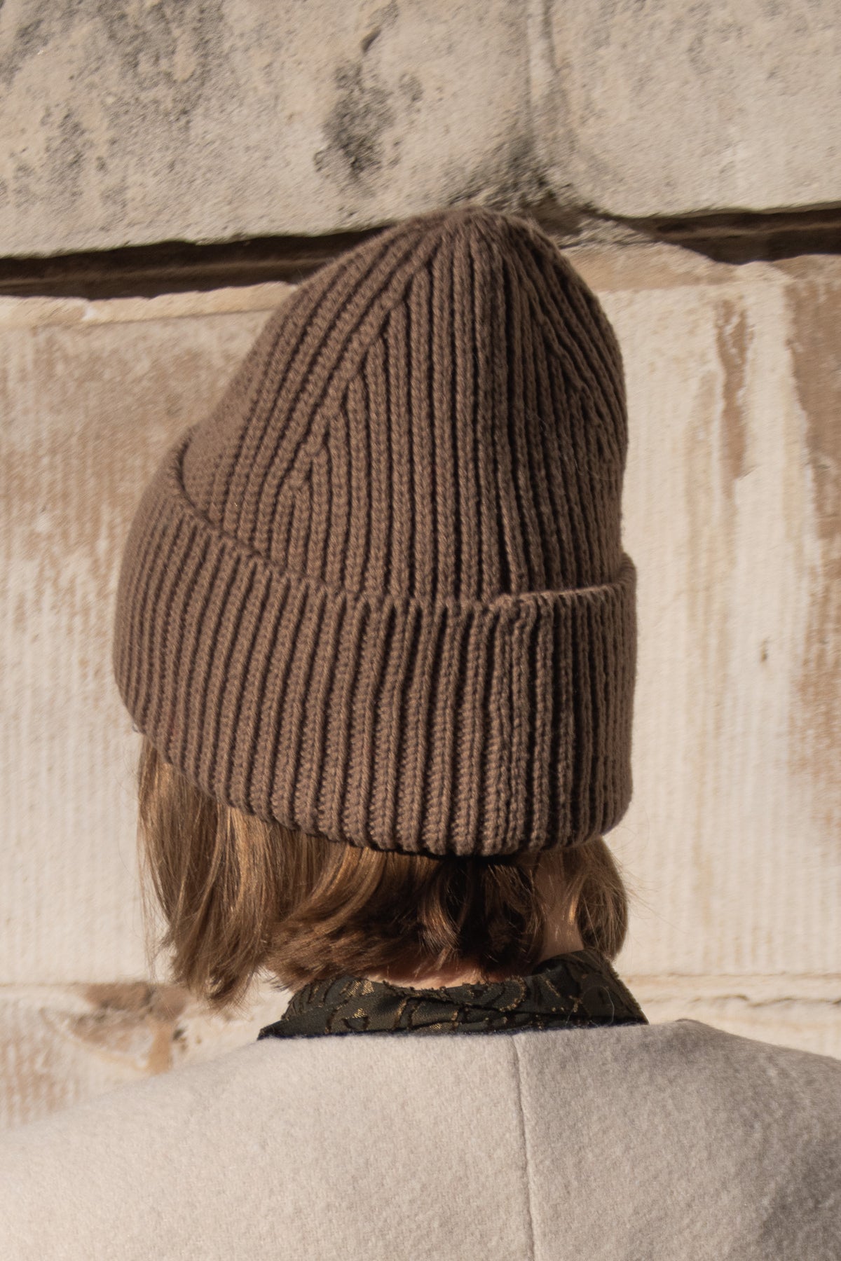 Object Gitte Fossil Beanie - The Mercantile London