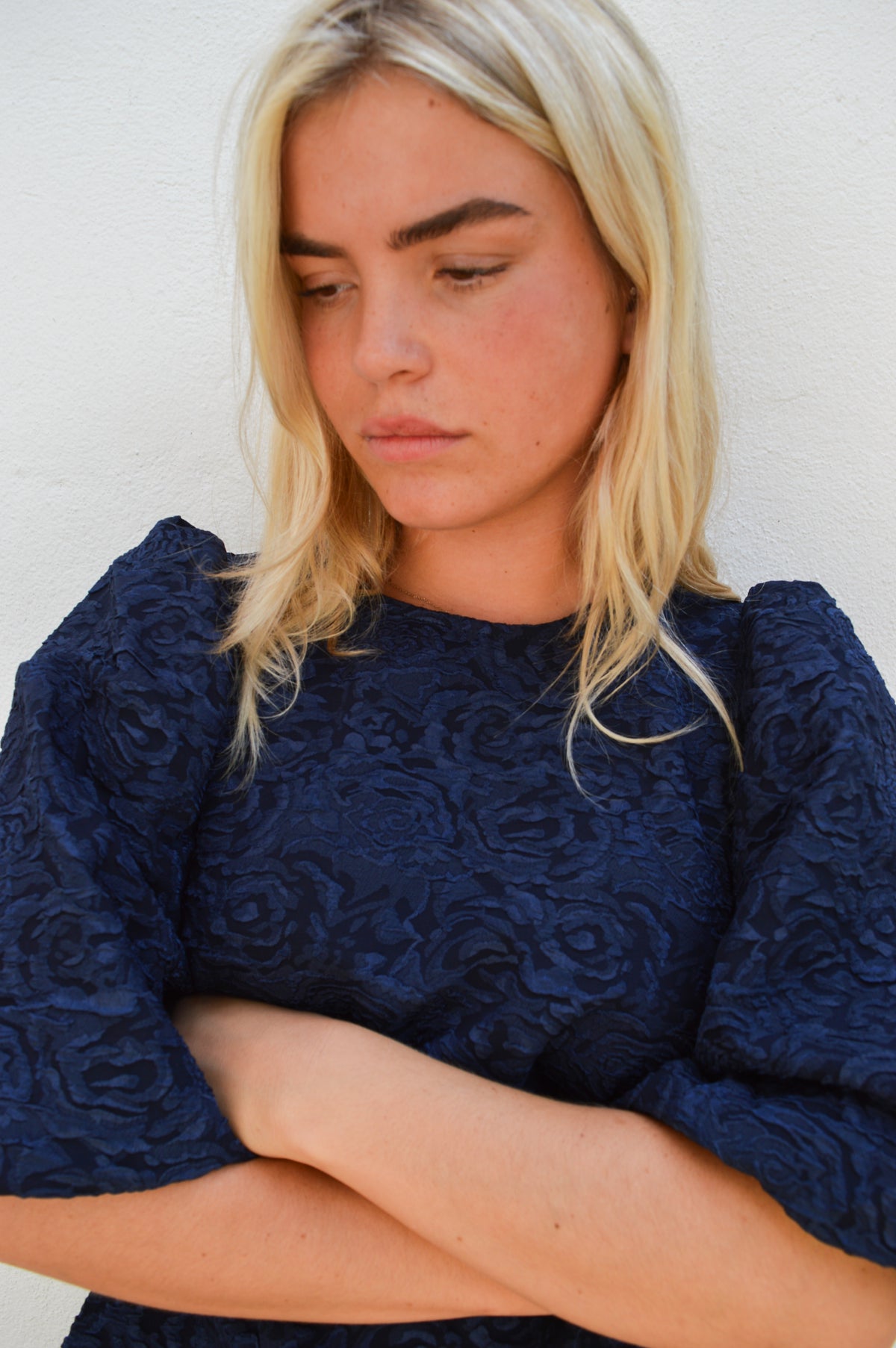 Noella Shelly Navy Blue Blouse