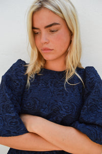 Noella Shelly Navy Blue Blouse