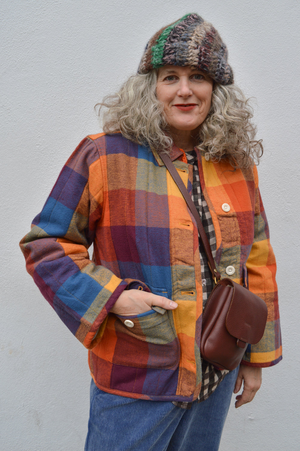 Dedicated Voxtorp Quilted Flannel Check Jacket - The Mercantile London