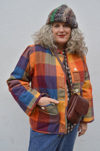 Dedicated Voxtorp Quilted Flannel Check Jacket - The Mercantile London