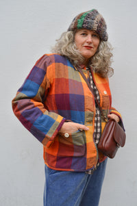 Dedicated Voxtorp Quilted Flannel Check Jacket - The Mercantile London