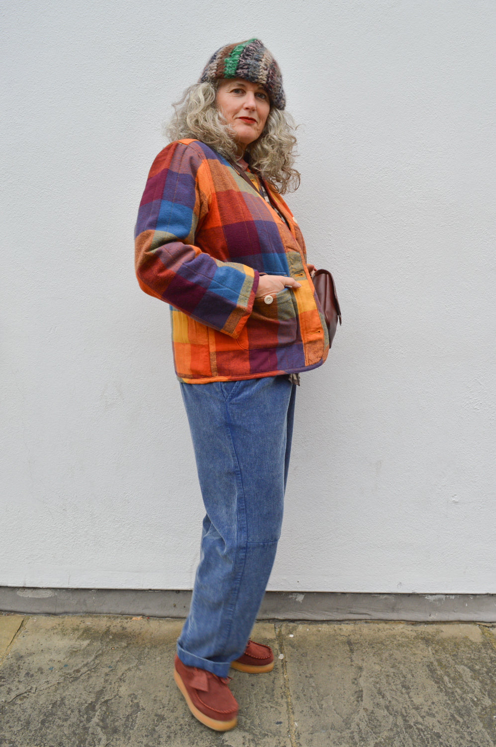 Charlie Joe Siloe Indigo Stone Wash Corduroy Trousers - The Mercantile London