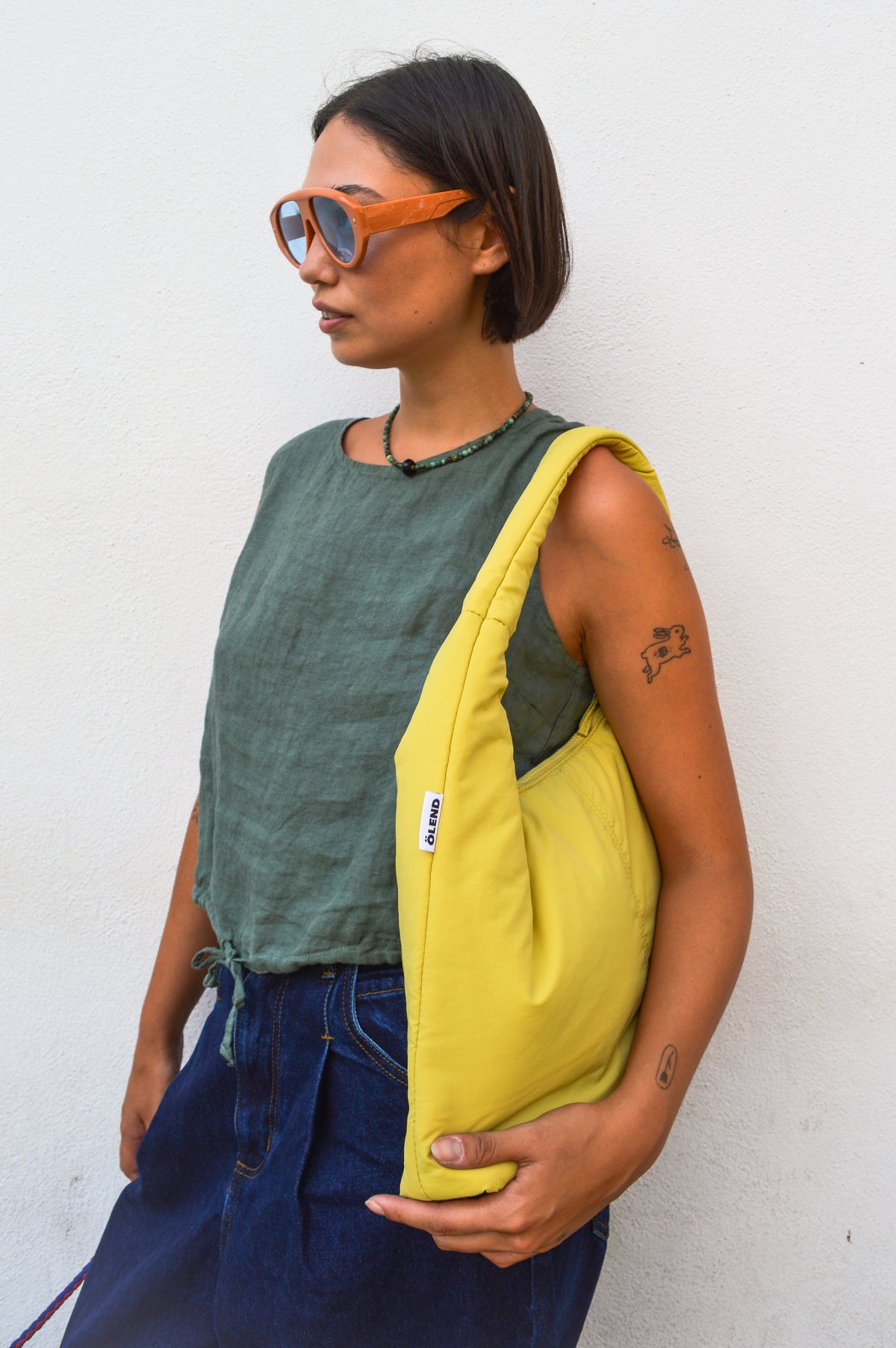Ölend Nico Lime Padded Bag
