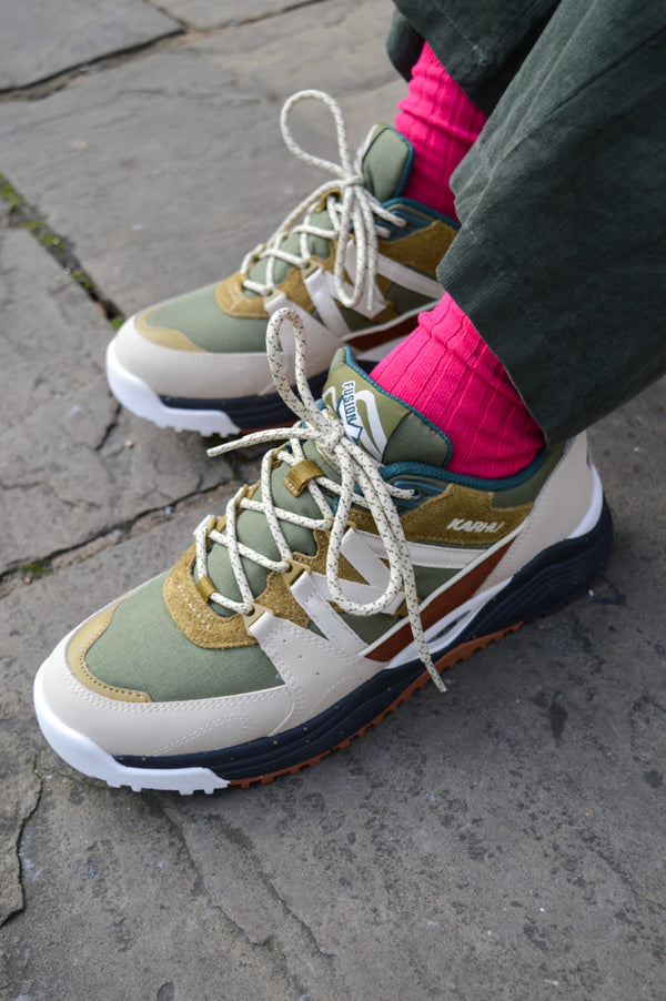 Karhu Fusion XC Whitecap Grey Trainers - The Mercantile London