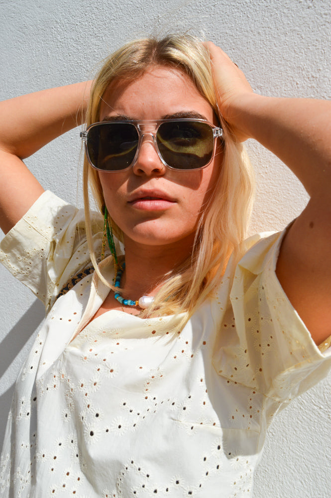 Eco Shades Lai Green Sunglasses - The Mercantile London