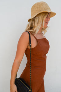 Artisans Of Humanity Lyra Square Rust Dress