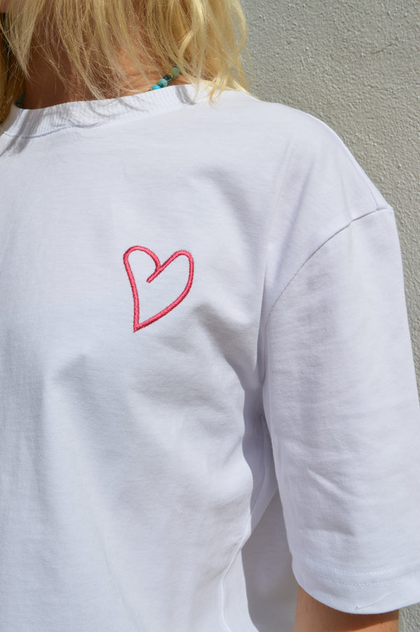 Numph Modus White T-Shirt - The Mercantile London