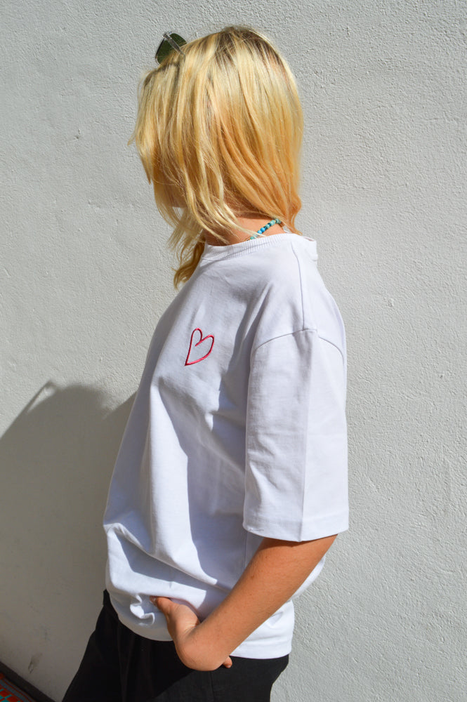 Numph Modus White T-Shirt - The Mercantile London