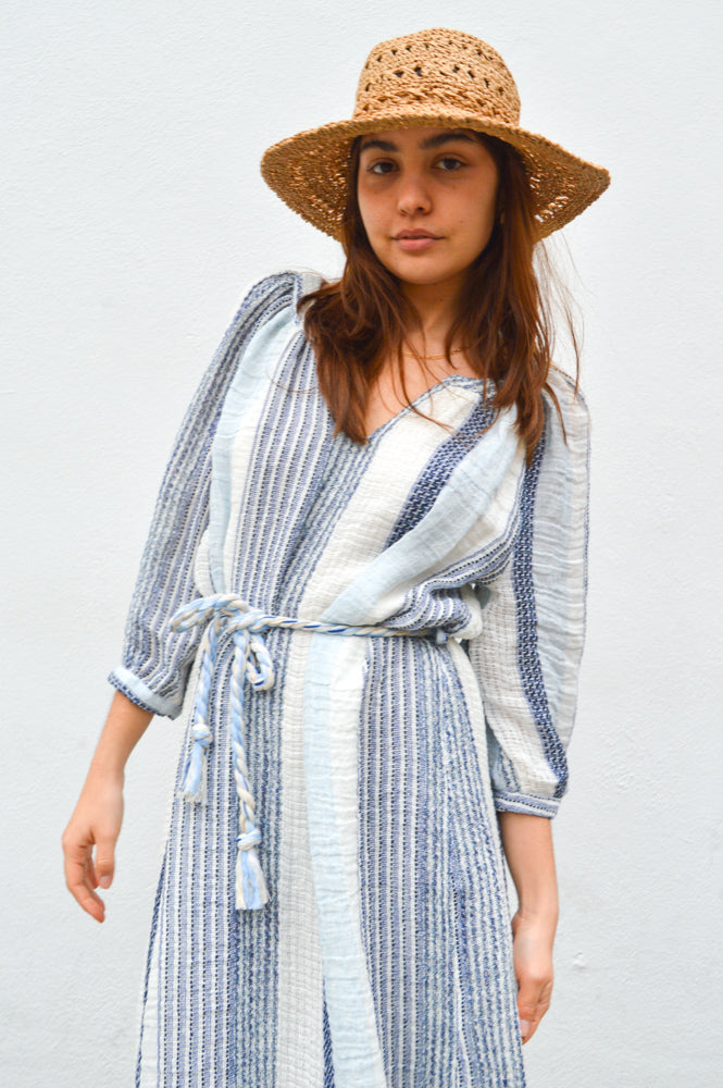 Louizon Nono Blue Stripe Dress - The Mercantile London