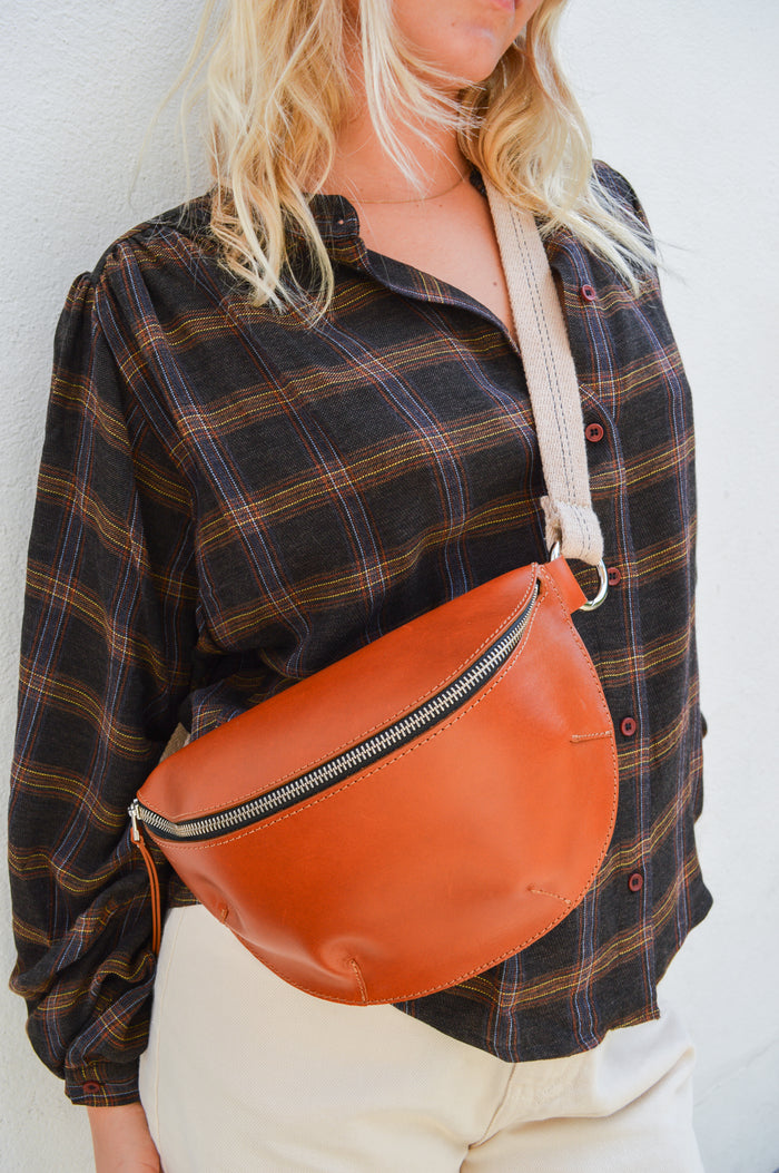 Sacrécoeur Gladis Maroon Check Blouse