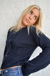 Basic Apparel Tricia Sky Captain Cardigan - The Mercantile London