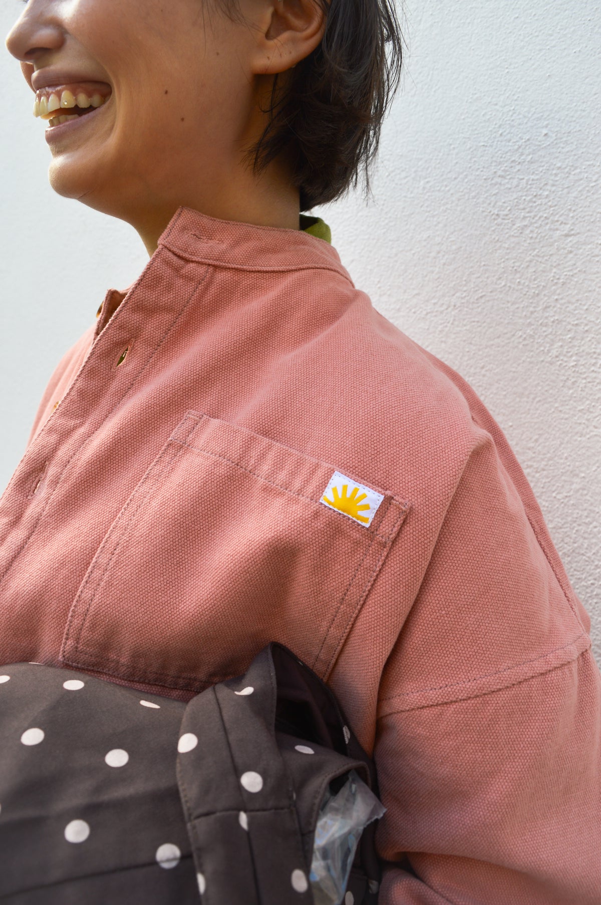 L.F. Markey Oversized Chore Blush Jacket