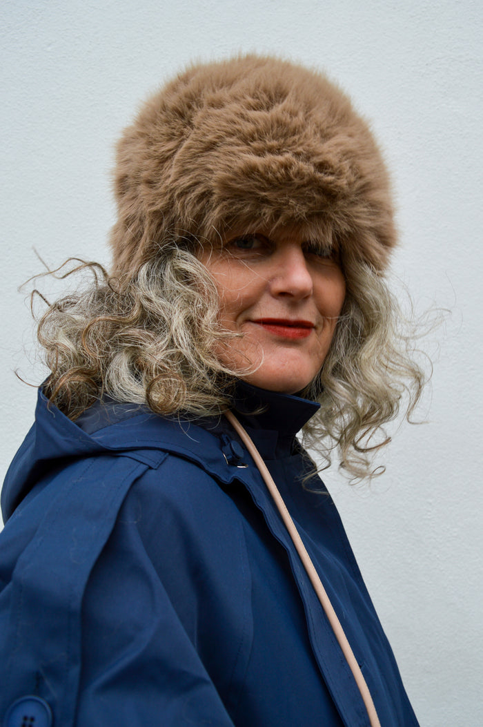 Molliolli Frida Fur Tobacco Hat - The Mercantile London