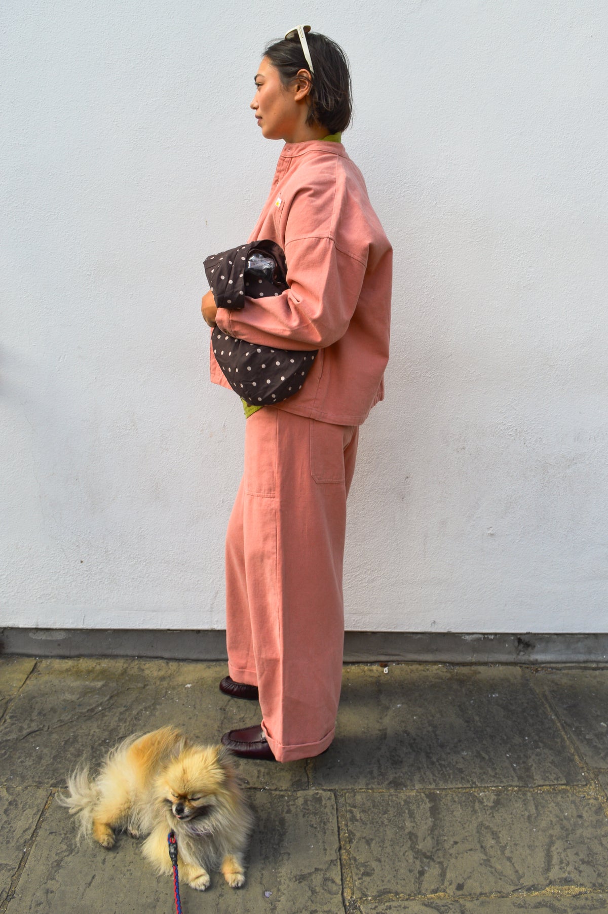 L.F. Markey Oversized Chore Blush Jacket