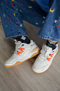 Karhu Fusion XT Blanc And Nasturtium Trainers - The Mercantile London