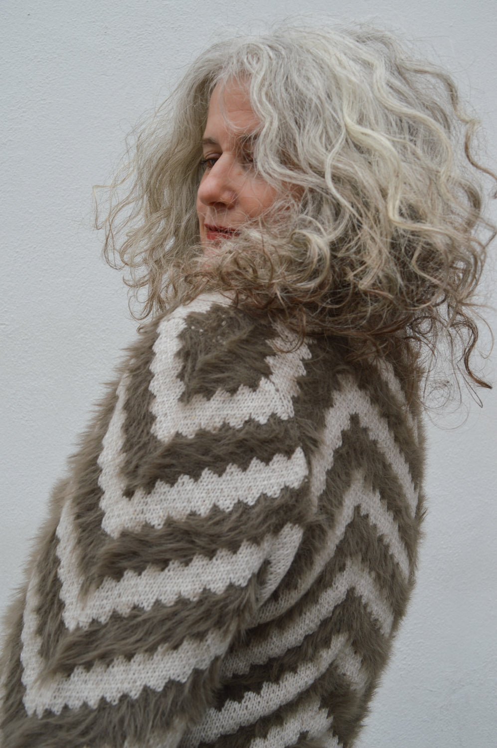 Object Hollow Morel Chevron Jumper - The Mercantile London