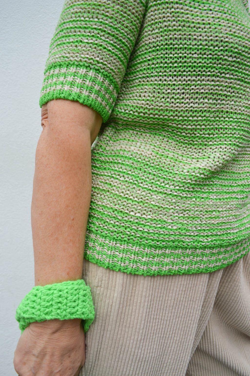 Object First Knit Vibrant Green Sweater - The Mercantile London