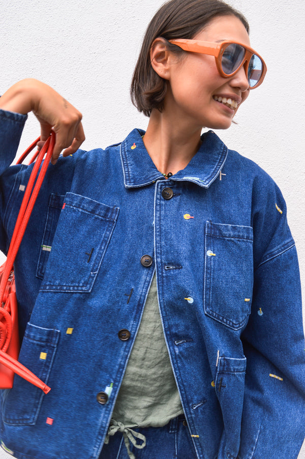 L.F. Markey Carson Chore Puzzle Embroidery Jacket