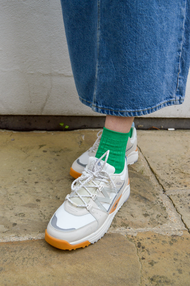 Karhu Fusion XC Lilly White / Foggy Dew Trainers - The Mercantile London