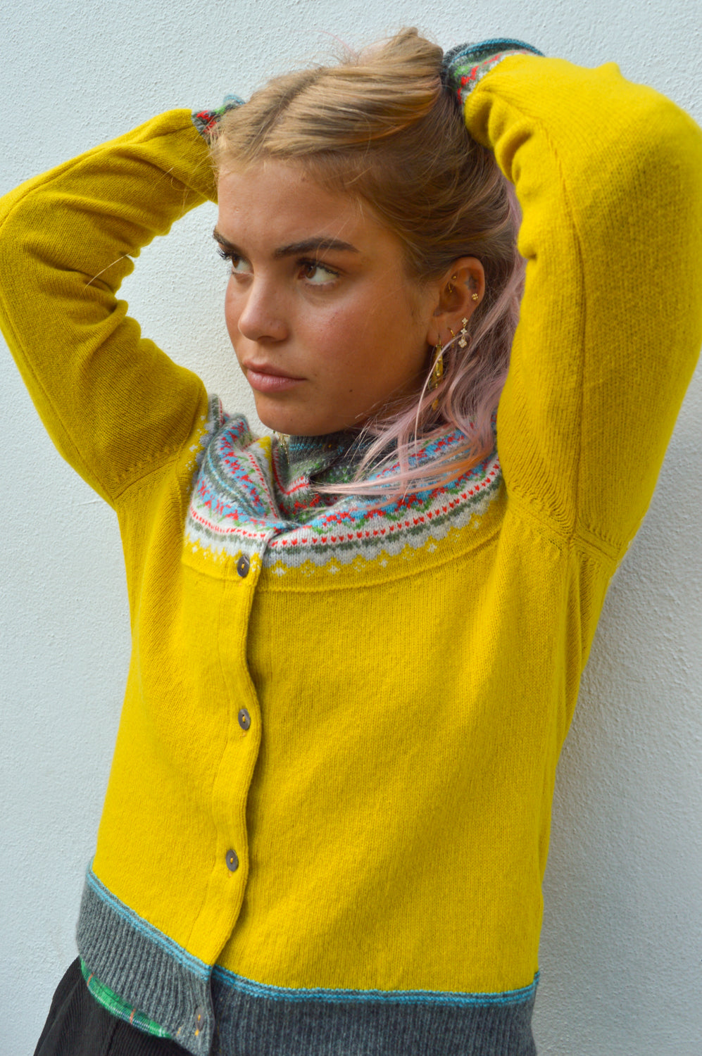 Eribé Alpine Piccalili Short Cardigan - The Mercantile London