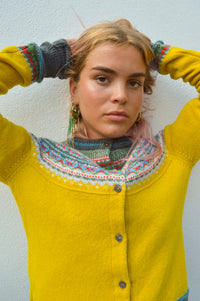 Eribé Alpine Piccalili Short Cardigan - The Mercantile London