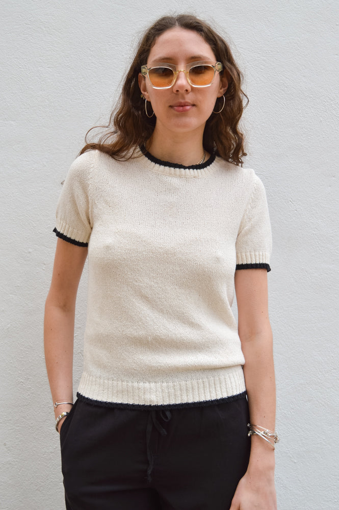 ICHI Aguste Birch Knitted Pullover - The Mercantile London