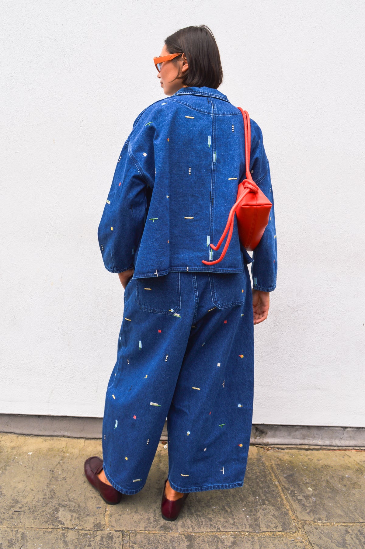 L.F. Markey Mason Puzzle Embroidery Jeans