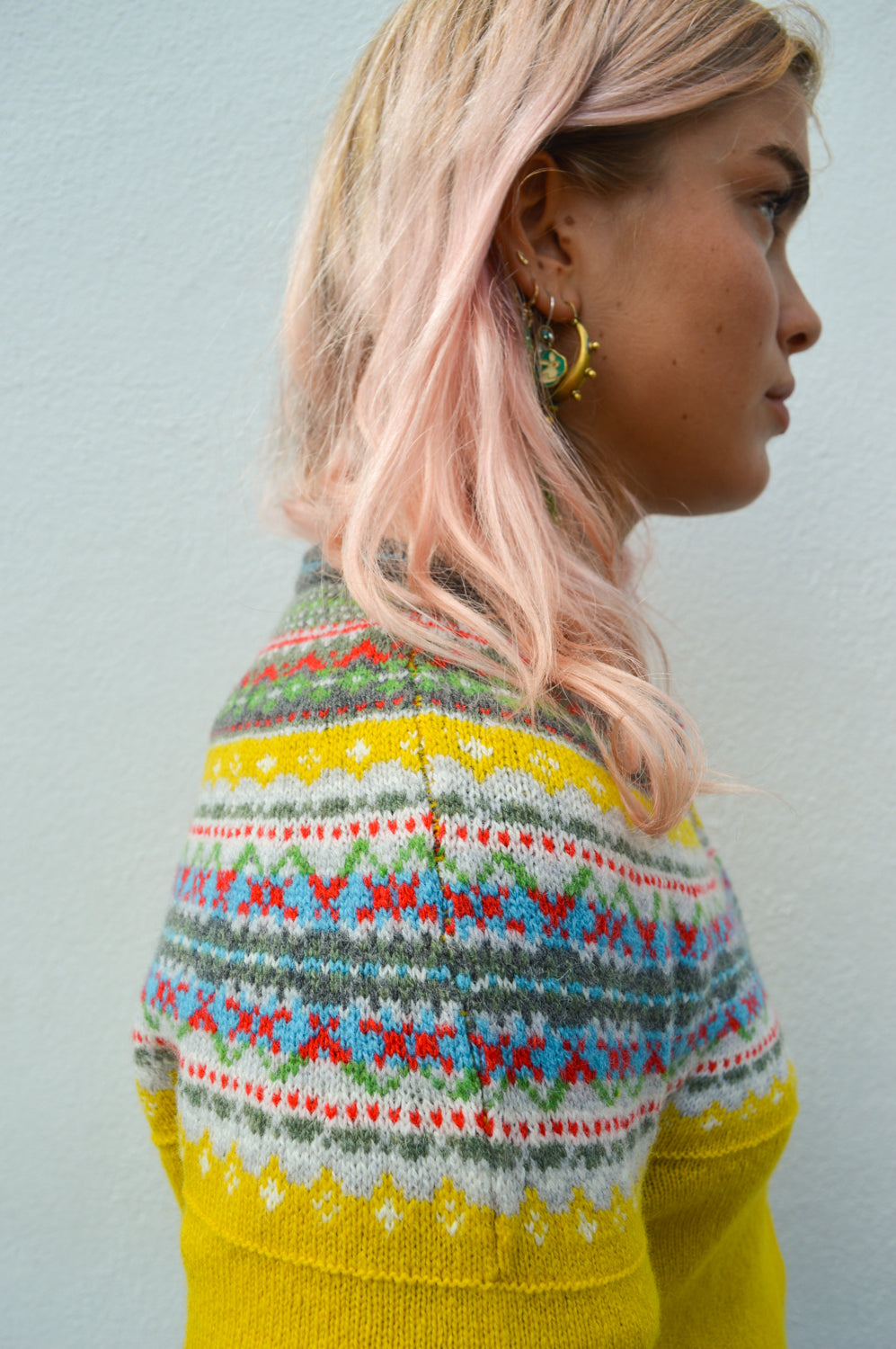 Eribé Alpine Piccalili Short Cardigan - The Mercantile London