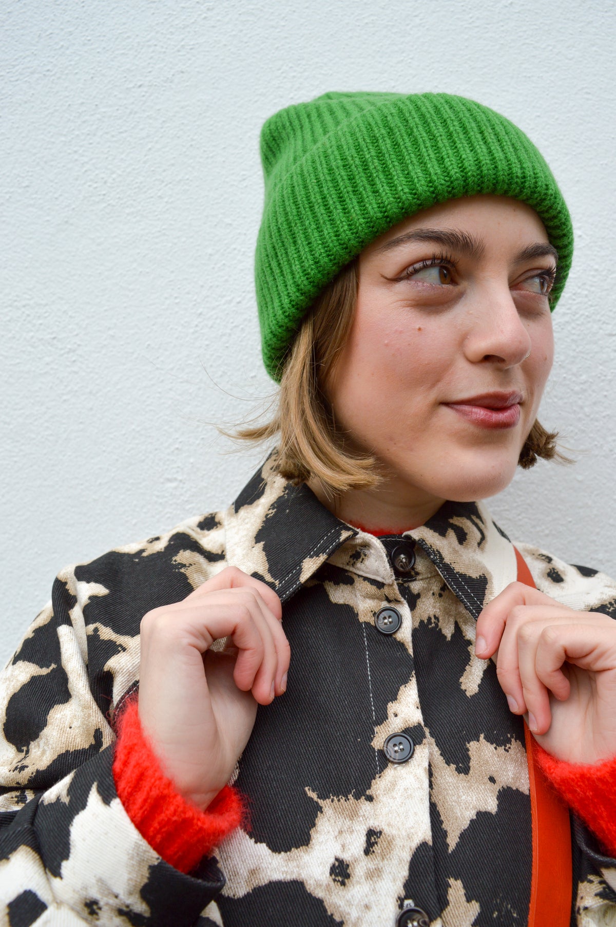 Billy Bamboo Merino Wool Green Beanie - The Mercantile London