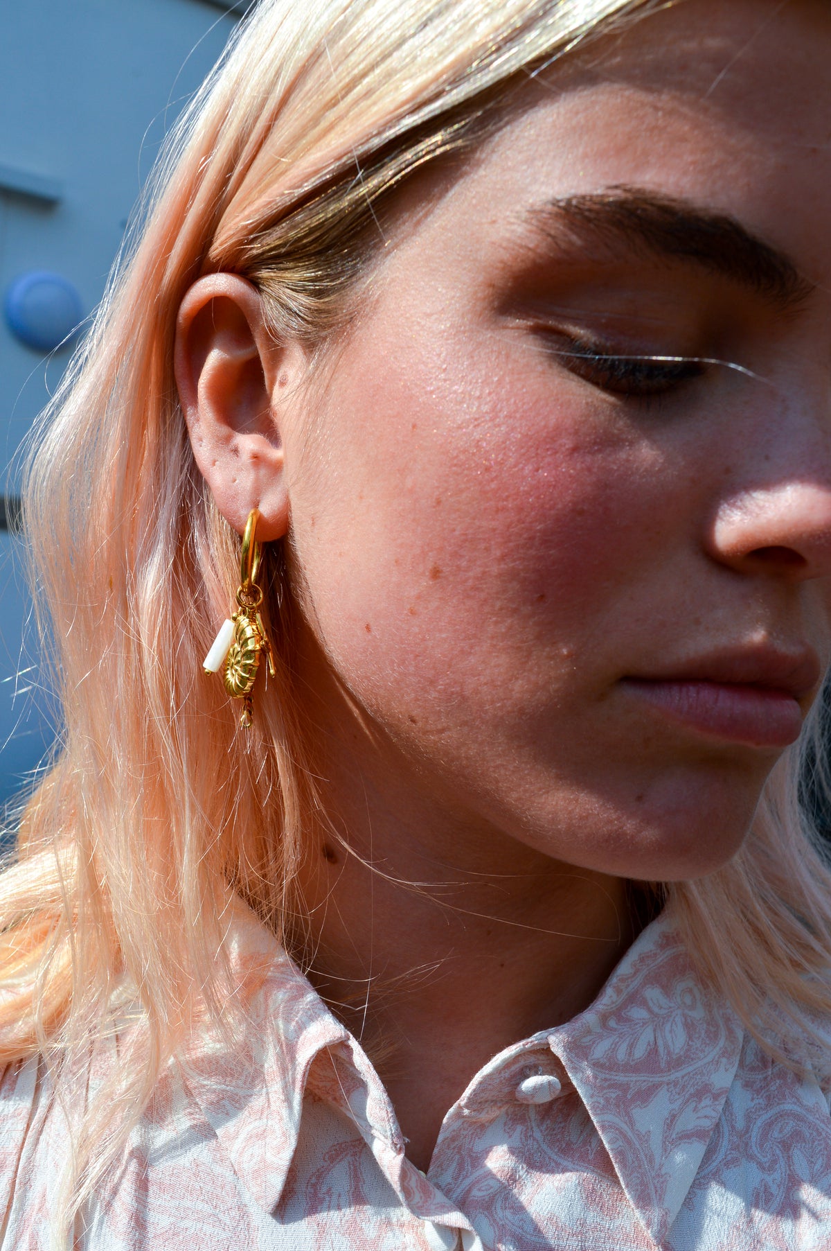 Bazou Shell Earrings - The Mercantile London
