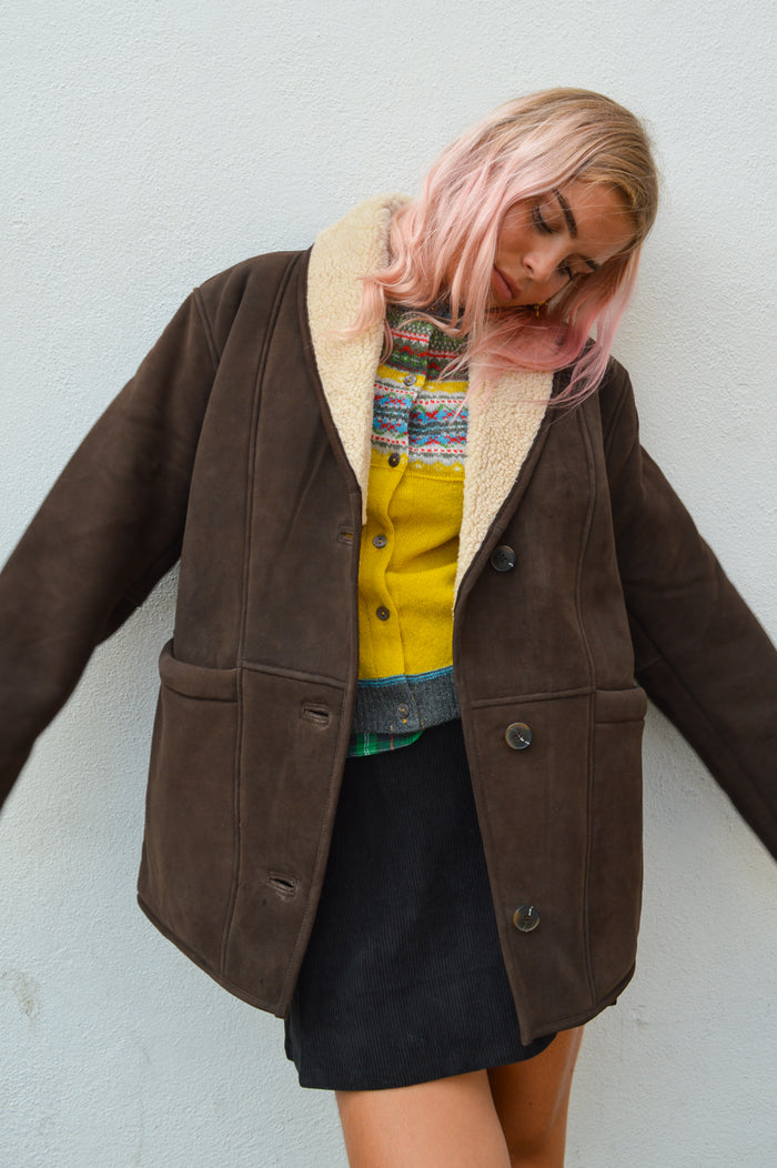 Atelier Rêve Hanzo Leather Shearling Jacket - The Mercantile London