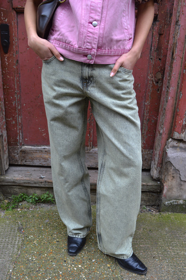 Dr Denim Hill Jet Yellow Jeans - The Mercantile London