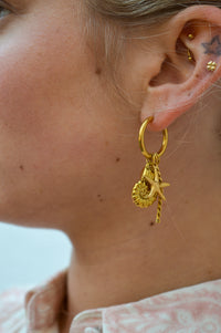 Bazou Shell Earrings - The Mercantile London