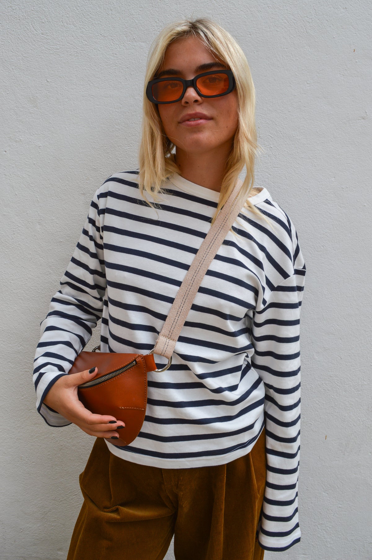 Fransa Bree Salute Striped Top
