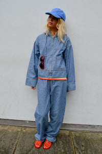 Object Raly Light Blue Denim Pants - The Mercantile London