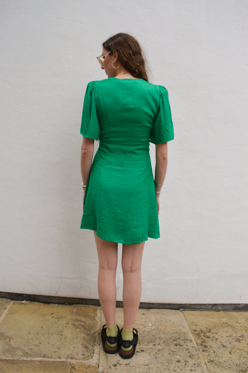 Suncoo Cyclo Green Dress - The Mercantile London