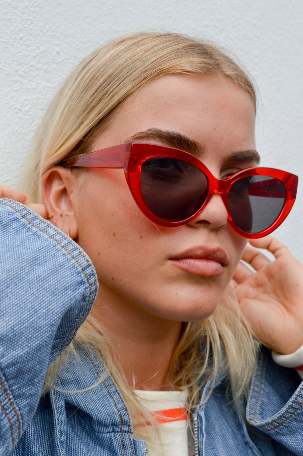 Eco Shades Rizzo Red Sunglasses - The Mercantile London