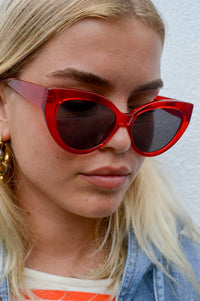 Eco Shades Rizzo Red Sunglasses - The Mercantile London