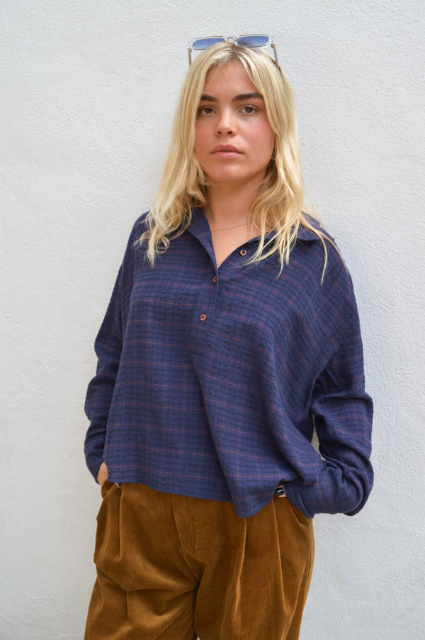 Sacrécoeur Emeline Clan Blue Blouse