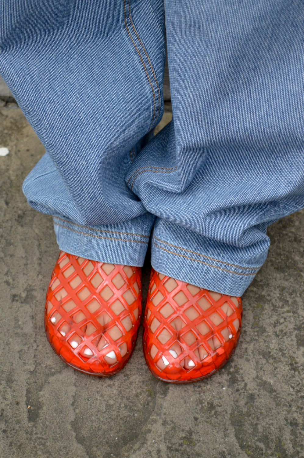JuJu Kris Red Jelly Shoes – The Mercantile London