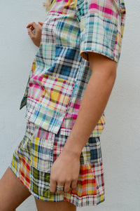 Howlin Cocktails Astro Madras Mix Shirt - The Mercantile London