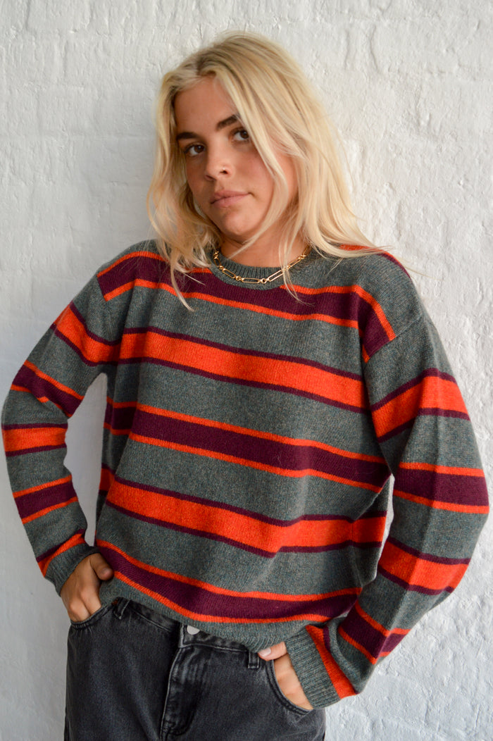 Nice Things Striped Smoke Jumper - The Mercantile London