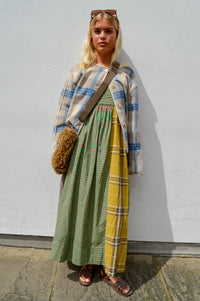 Amente Contrast Check Cami Dress - The Mercantile London