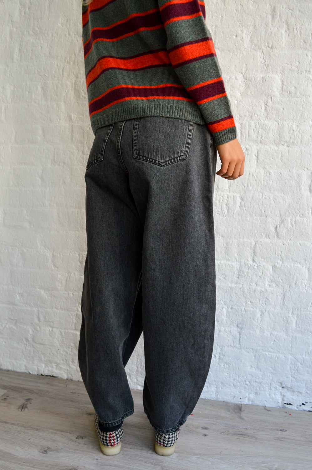 Dr Denim Nanci Aged Black Jeans - The Mercantile London