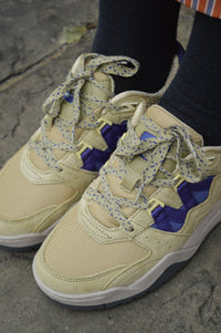 Karhu Fusion XT Pale Olive Green / Skipper Blue Trainers - The Mercantile London