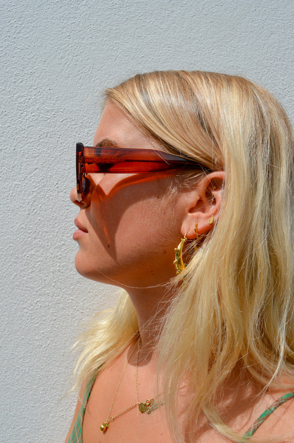 Eco Shades Gallina Brown Sunglasses - The Mercantile London