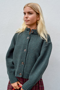 Soeur Leonard Green Knit Cardigan - The Mercantile London