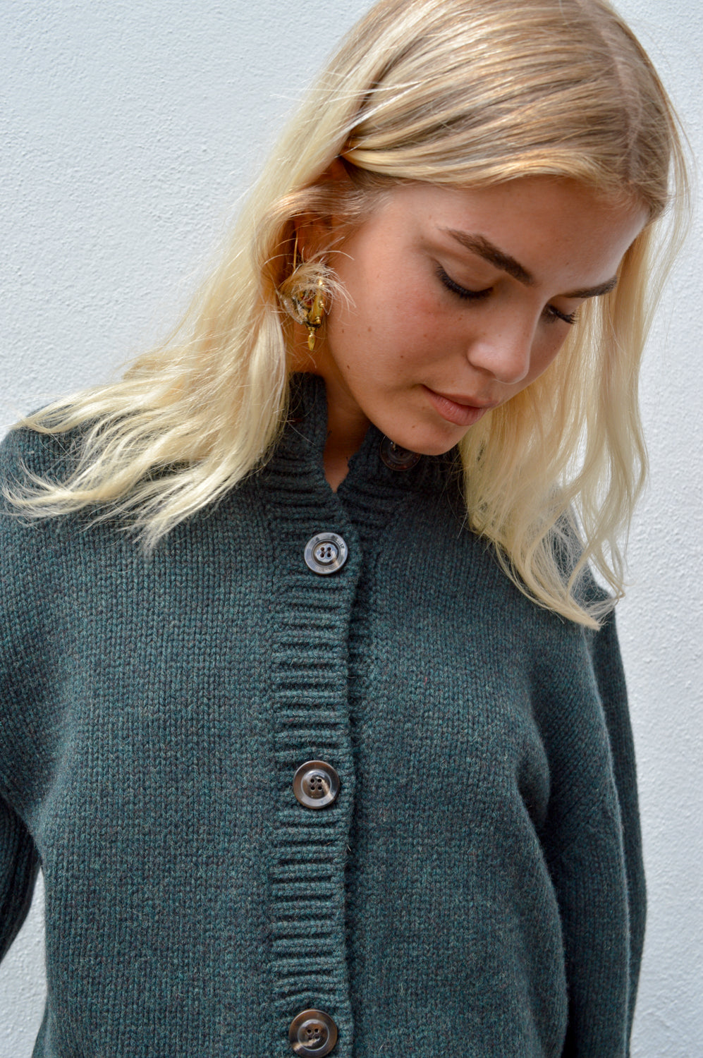 Soeur Leonard Green Knit Cardigan - The Mercantile London